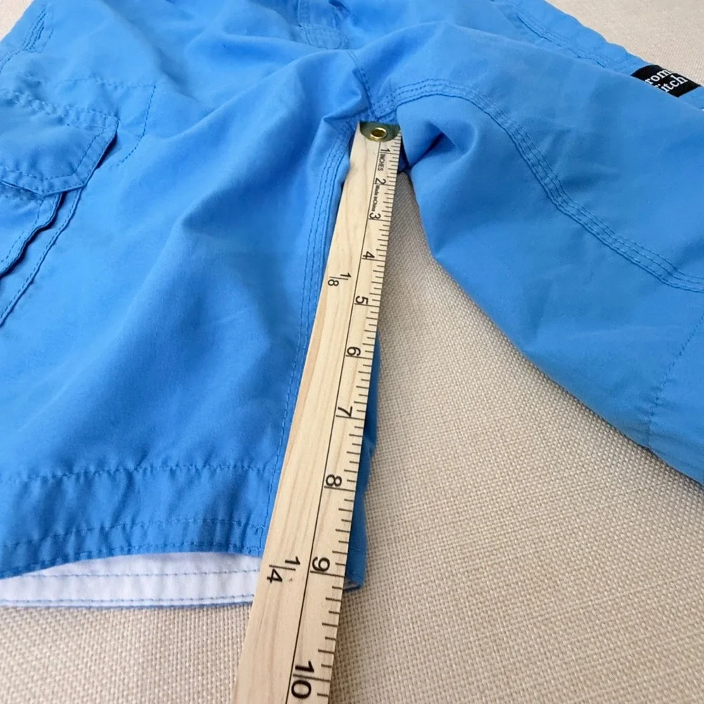 Abercrombie & Fitch Light Blue Men’s Swim Board Shorts